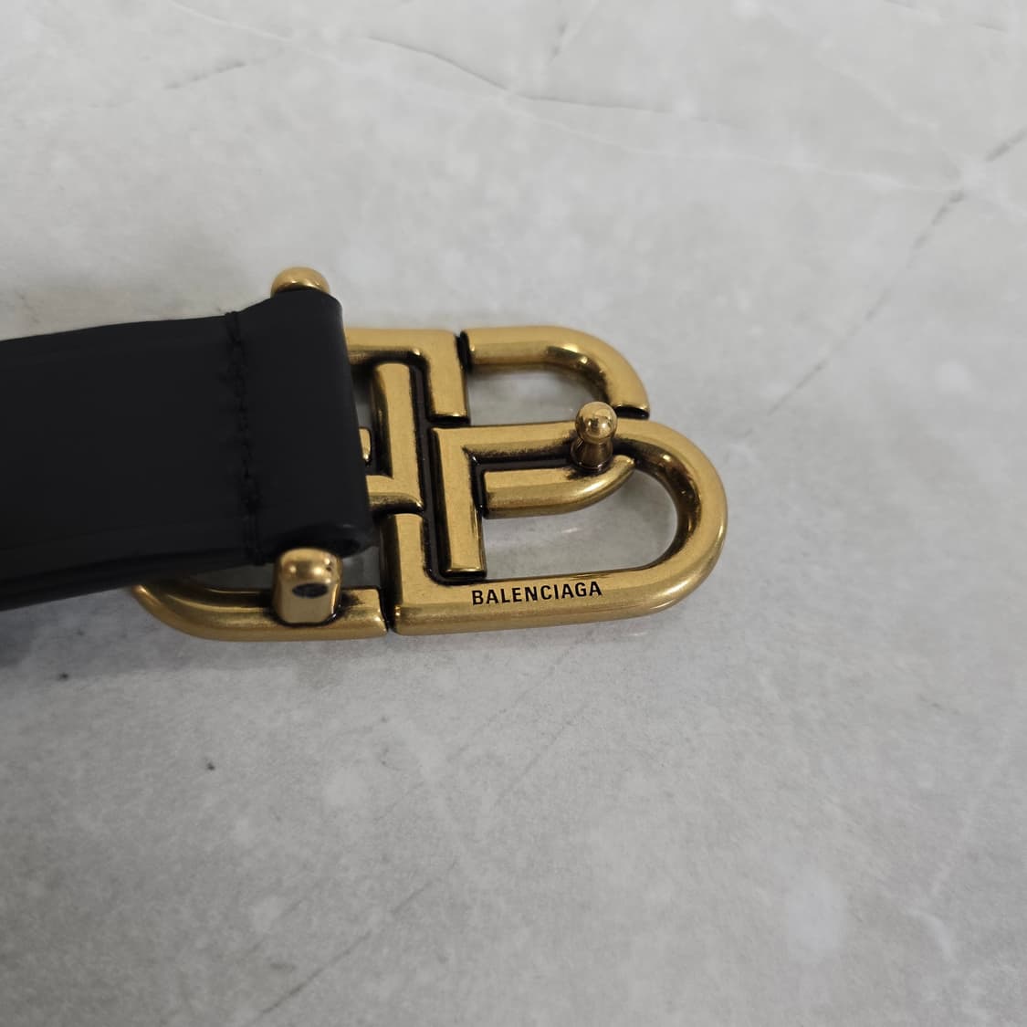 발렌시아가 BB 로고 벨트 90사이즈 판매 상품이미지6