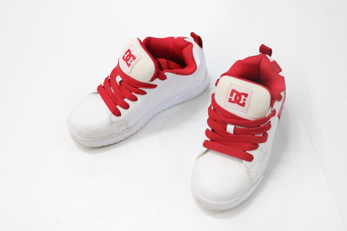 DC Shoes 디씨슈즈 코트 그래픽 라이트 화이트 레드 스니커즈  상품이미지2