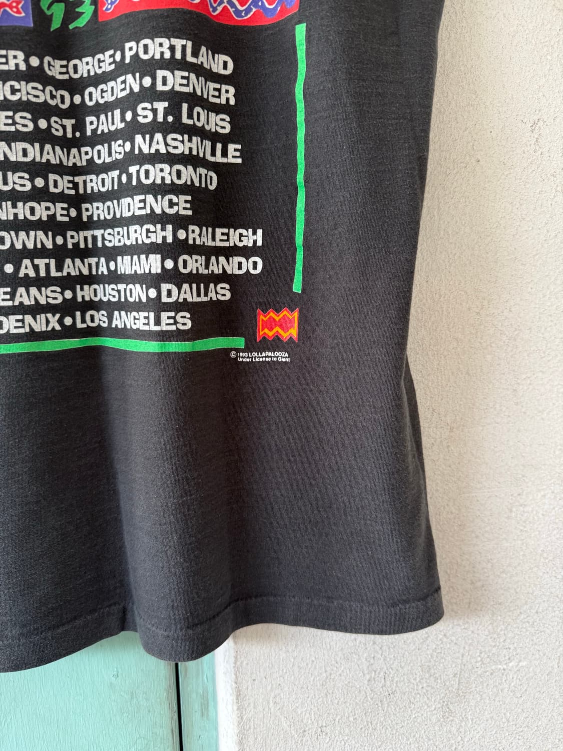 1993 롤라팔루자 Lollapalooza 밴드티 상품이미지5