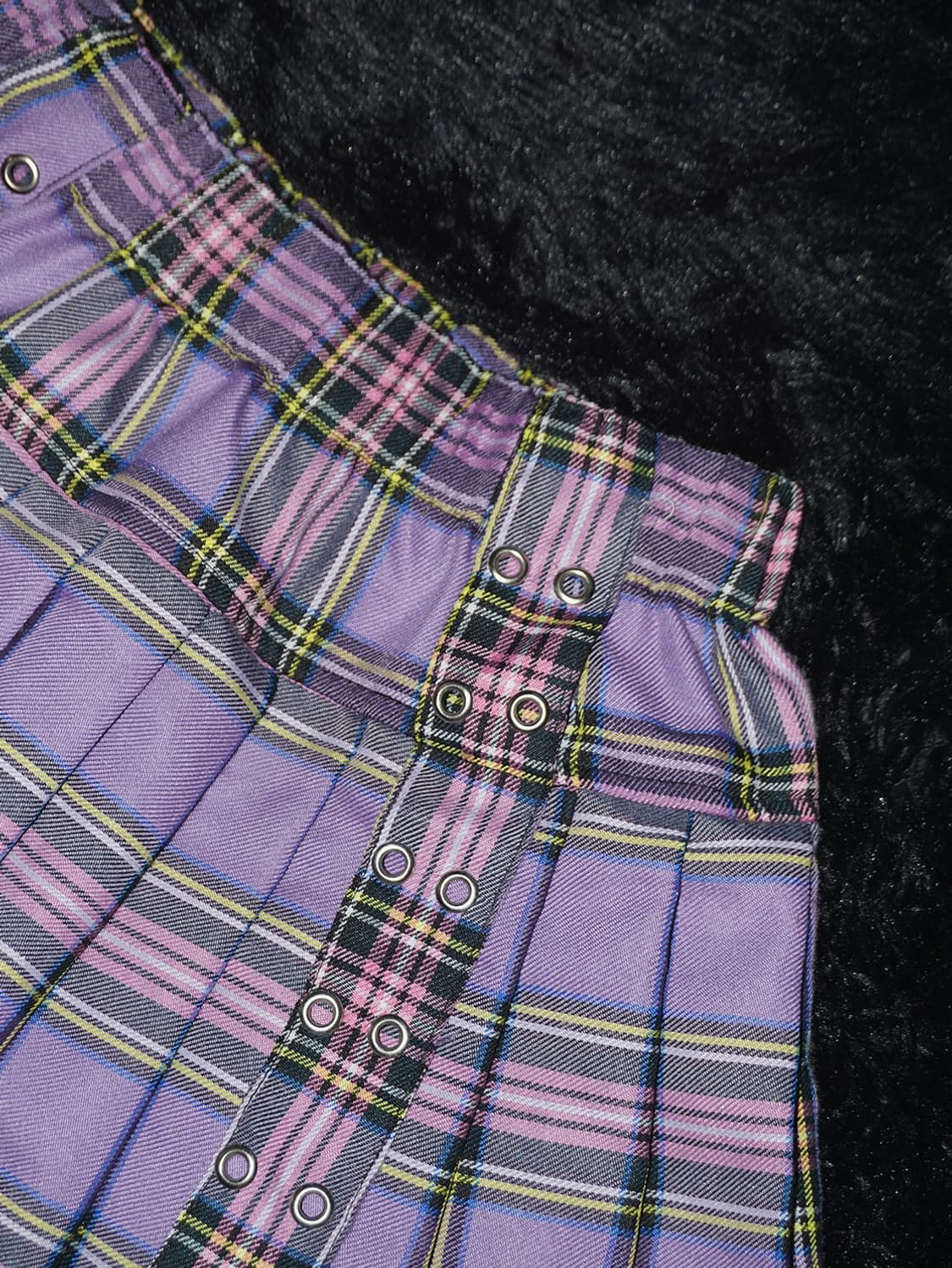 (acdc rag) punk eyelet skirt  상품이미지3