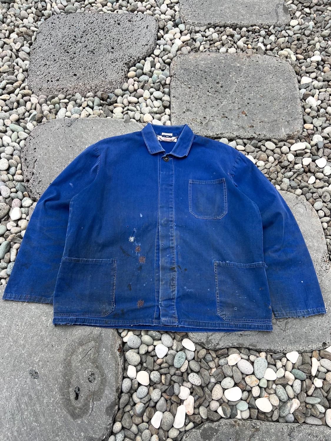 HARD FADED VINTAGE WASHING 빈티지프렌치워크자켓 상품이미지1