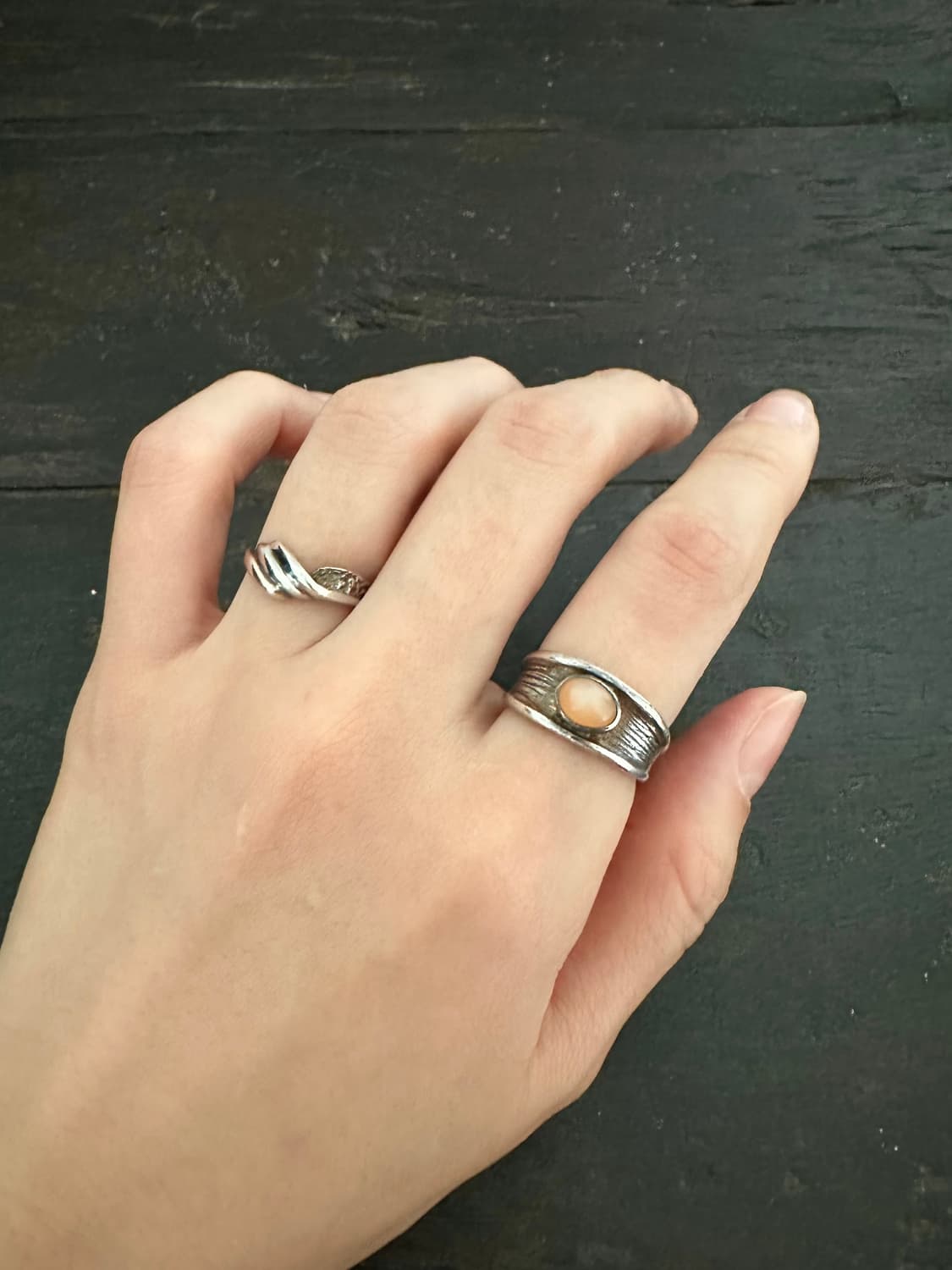 orange moonstone 925silver rin 상품이미지7