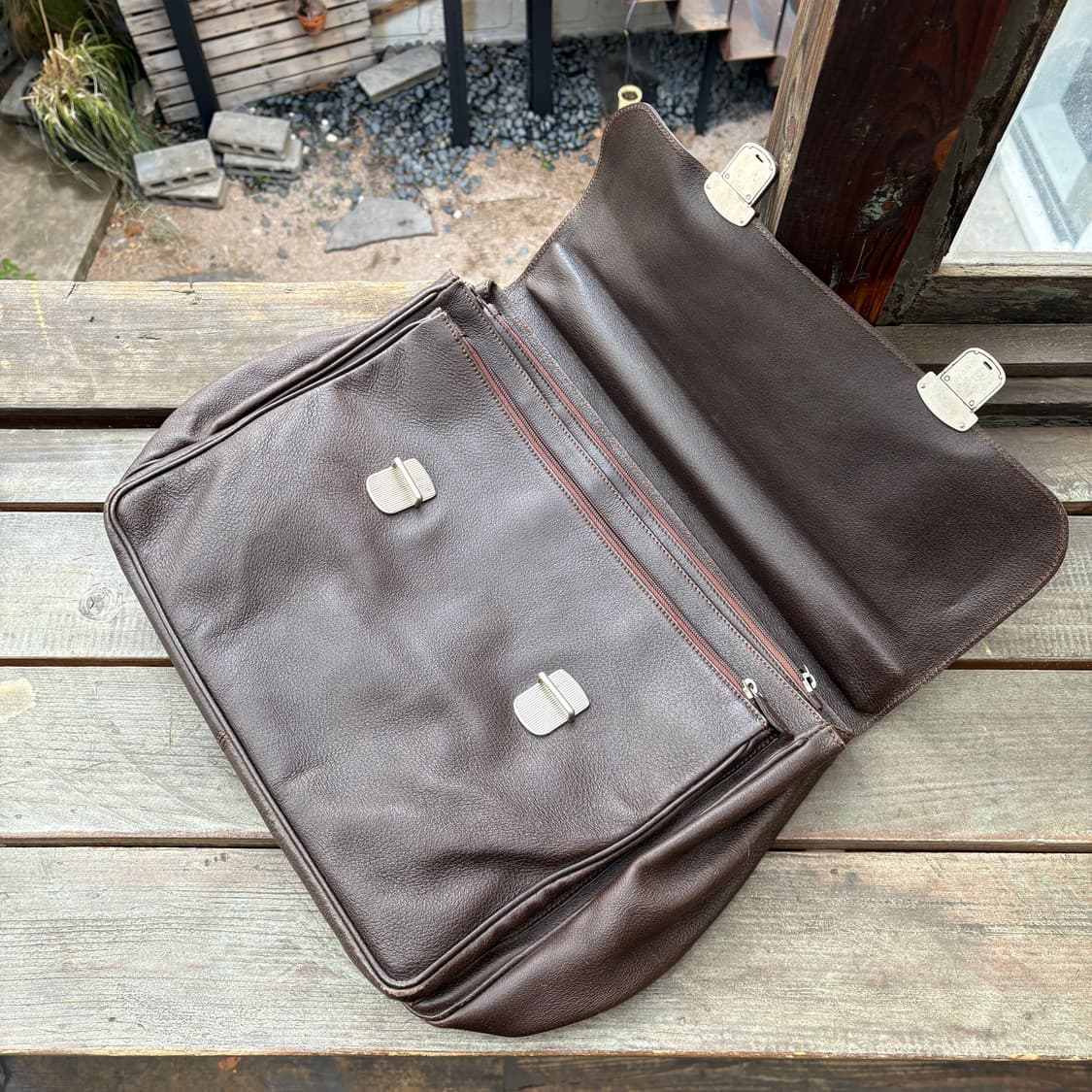 조르지오 알마니 브라운 소가죽 가방(큰사이즈) 상품이미지10