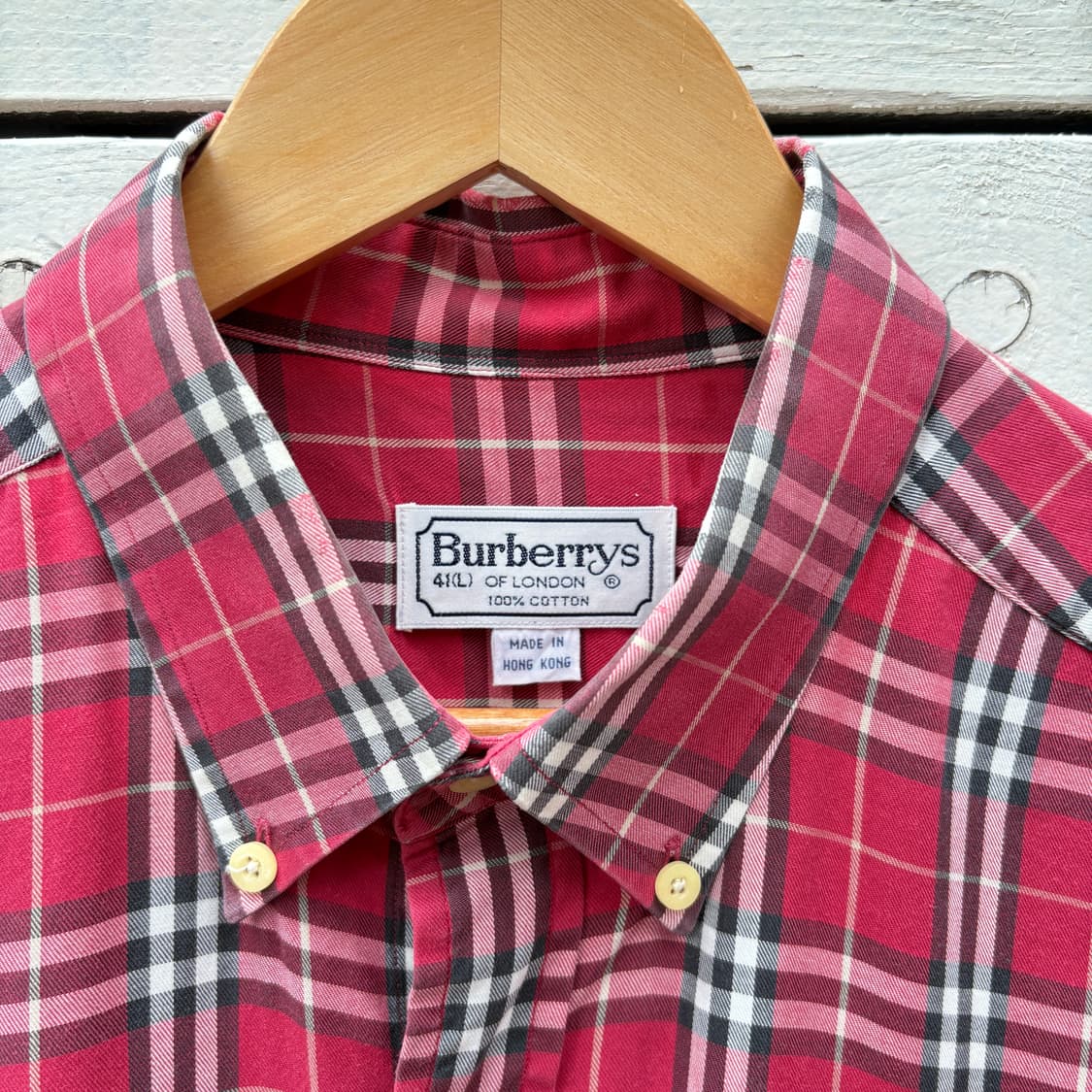 Burberry 90s 버버리 체크 셔츠 상품이미지7