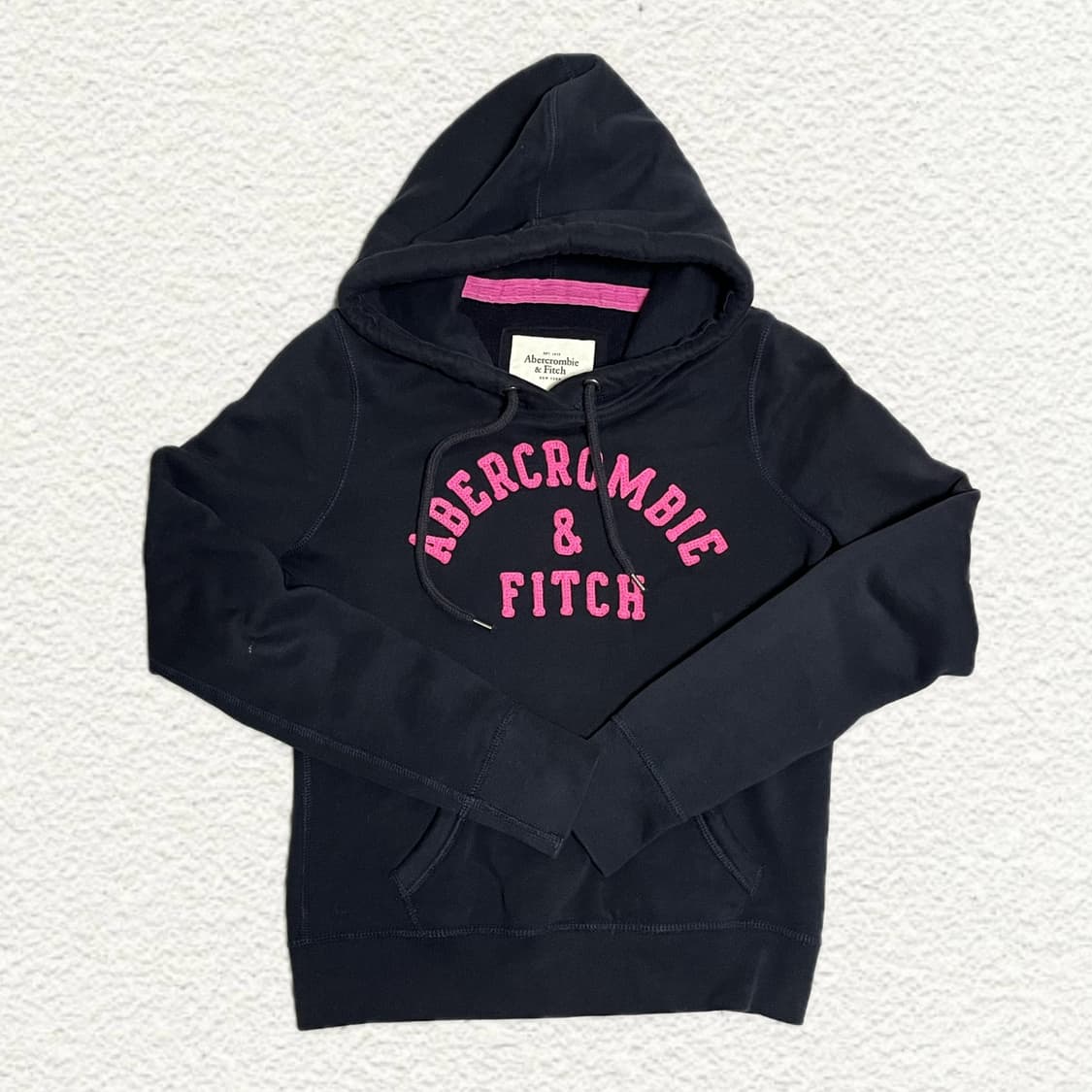 아베크롬비앤피치 블랙 핑크 후드티 S 상품이미지1