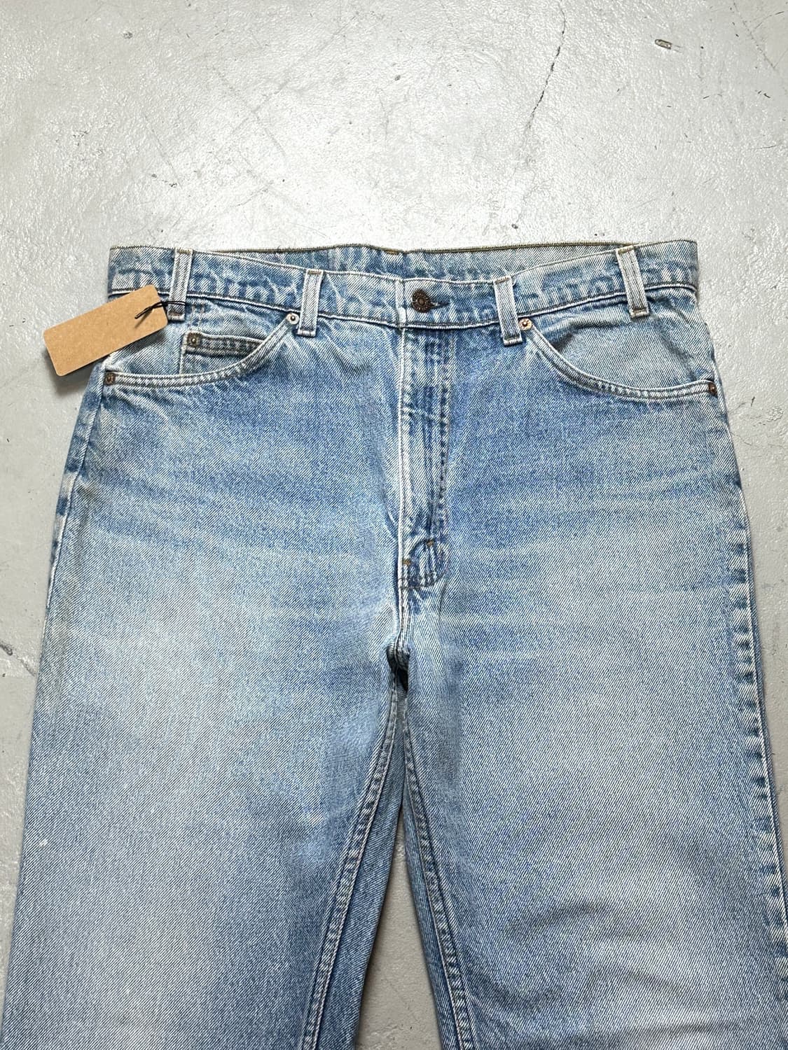 80's USA Made 리바이스 517 부츠컷 플레어진 체인스티치 상품이미지5