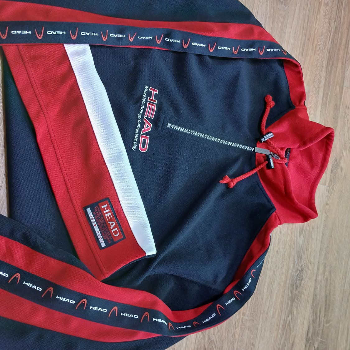 HEAD 헤드 하프집업 올드스쿨 빈티지 져지 아노락 상품이미지4