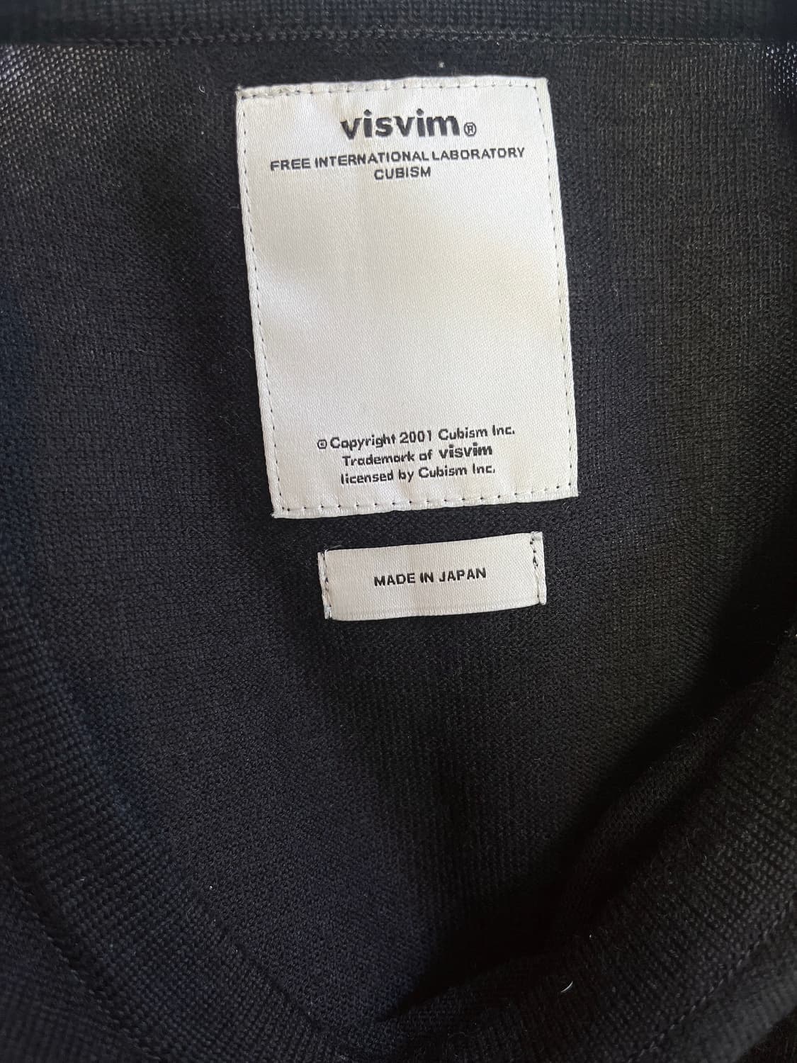 Visvim 검정 캐시미어 니트 상품이미지6