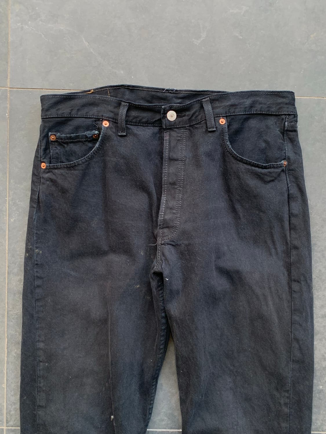 90s 리바이스 501 블랙 데님팬츠 36X34 상품이미지2