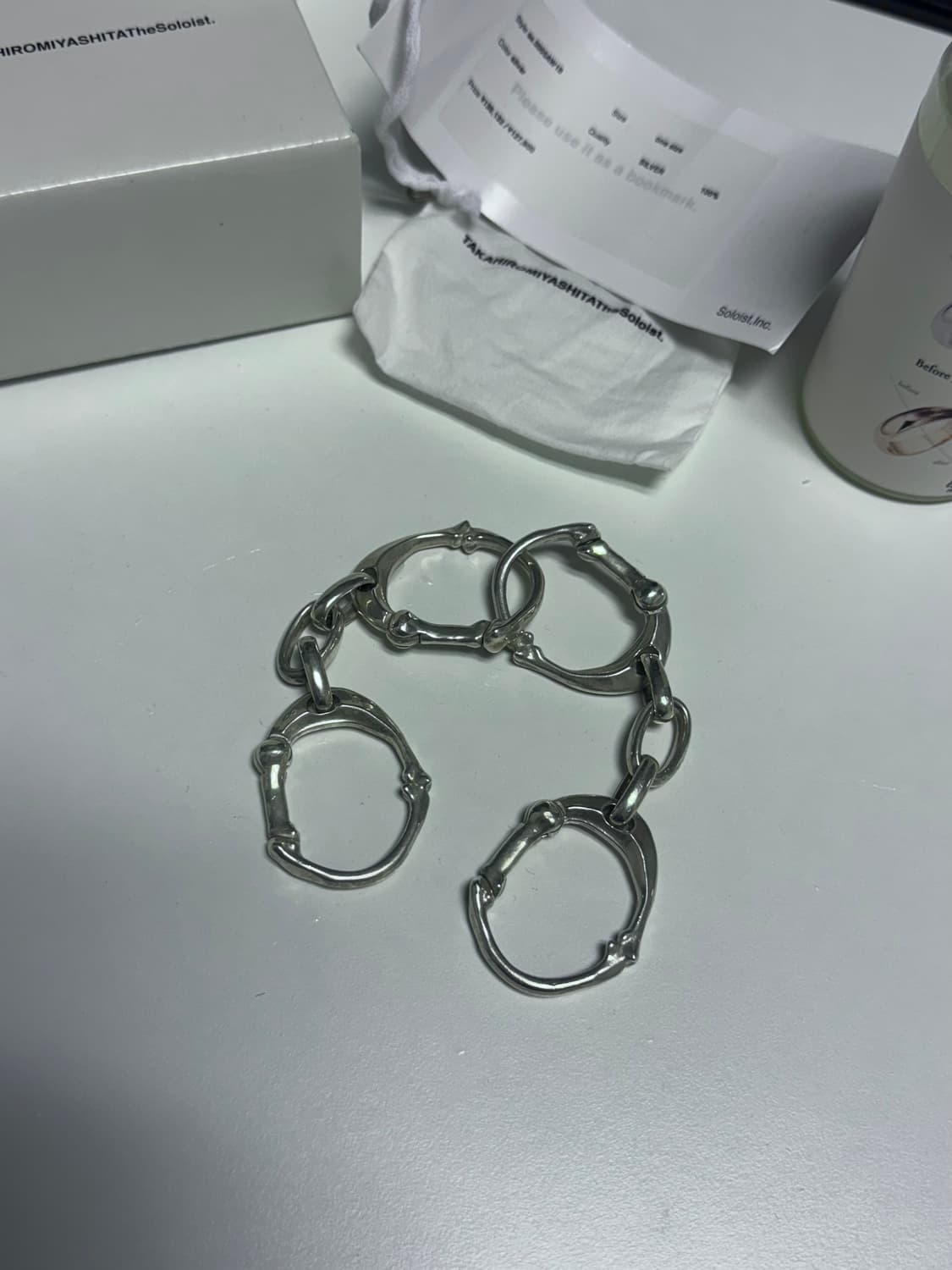 [L] 솔로이스트 본 브레이슬릿 상품이미지8