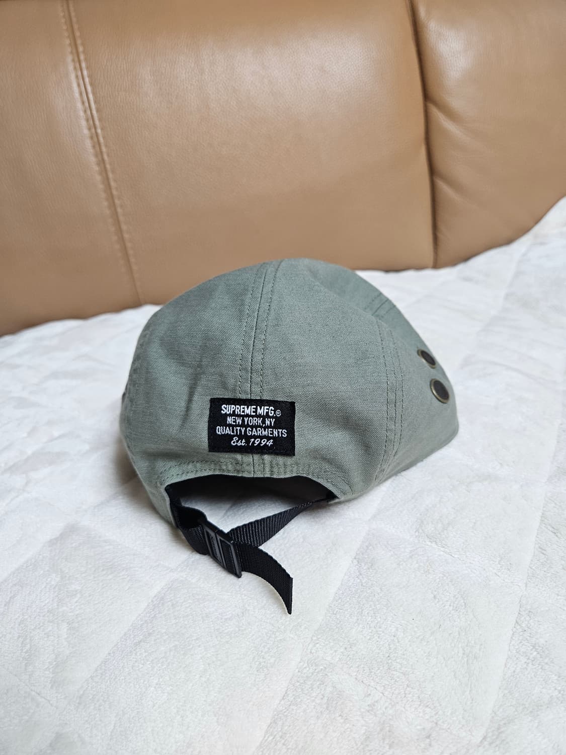 슈프림 밀리터리 캠프캡 모자 볼캡 올리브 25SS 상품이미지4