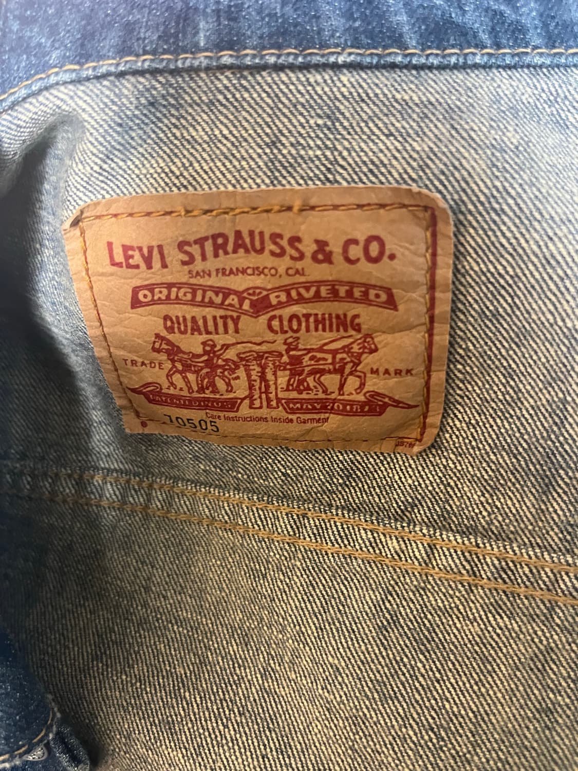 리바이스 데님 자켓 m 상품이미지3