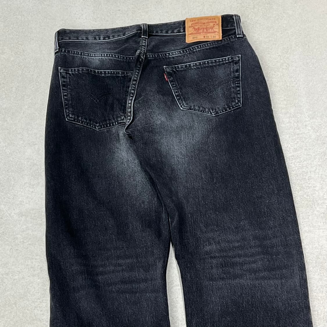 리바이스 501 흑청 데님팬츠 s10312 상품이미지4