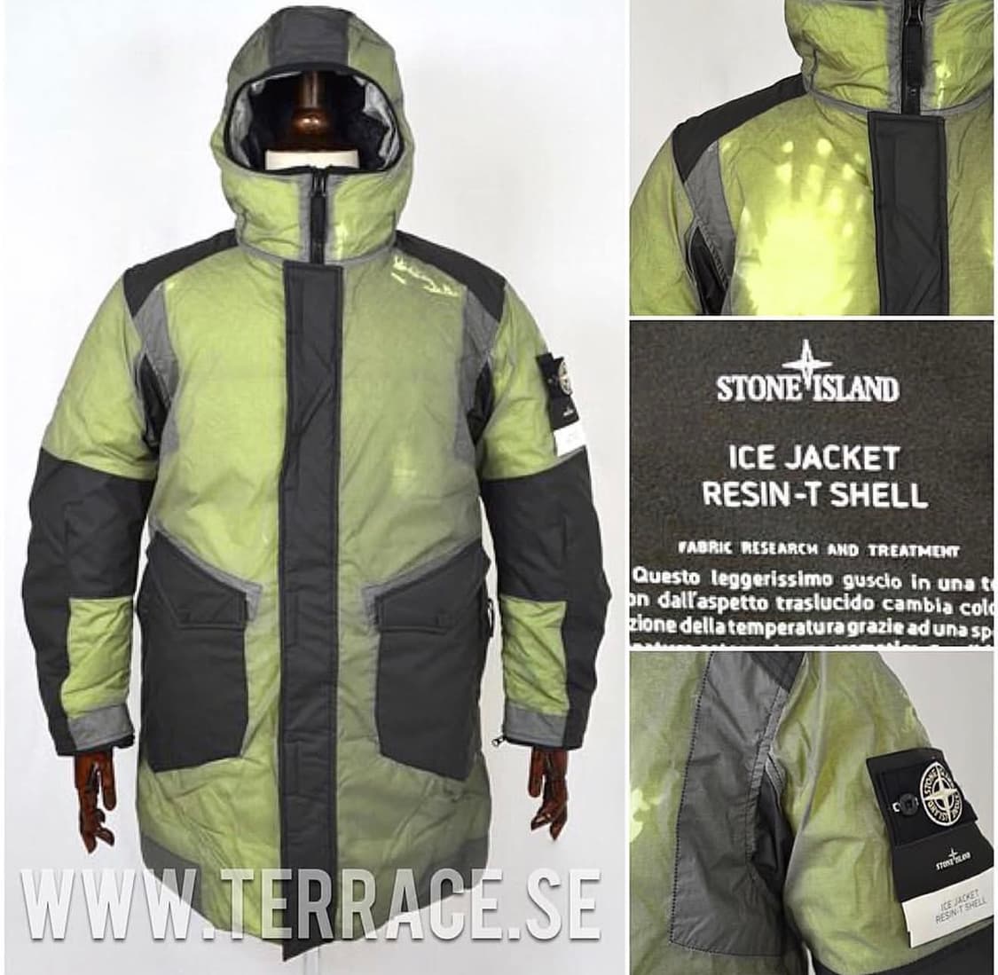 스톤아일랜드 레진 T shell 쉘 아이스자켓 패딩 상품이미지6