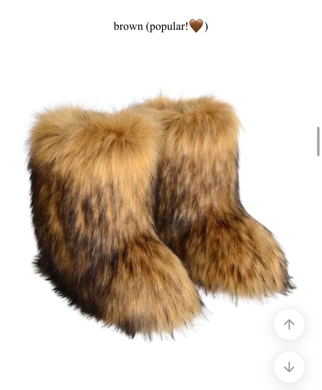 퍼부츠 브라운 상품이미지1