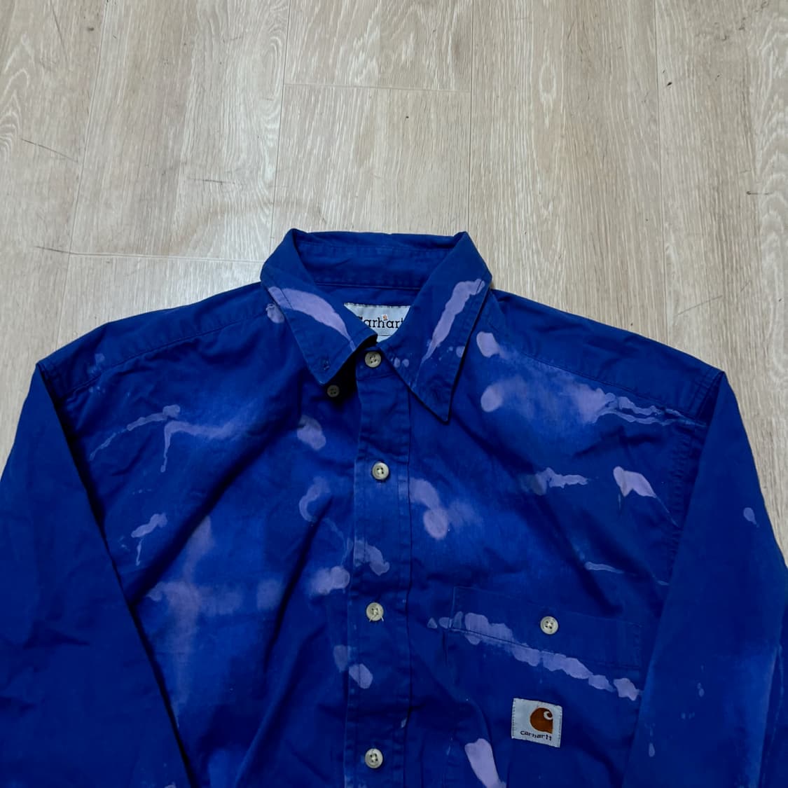 칼하트 WIP 워시드 워크 크롭 셔츠 L/100  상품이미지2