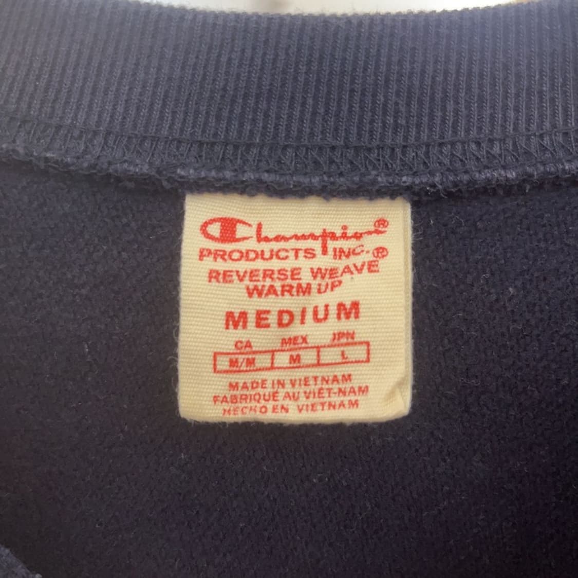 챔피온 리버스위브 자수로고 오버핏 약기모 맨투맨 M C07627 상품이미지5