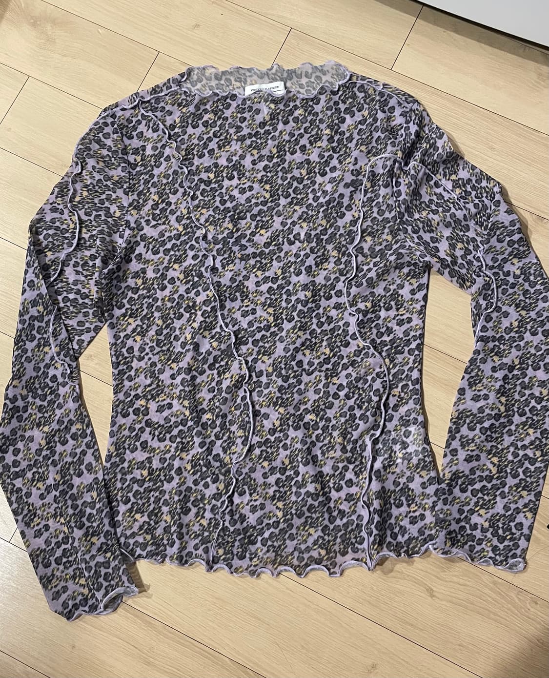 앤아더스토리즈 매쉬 긴팔티셔츠 S사이즈 상품이미지1