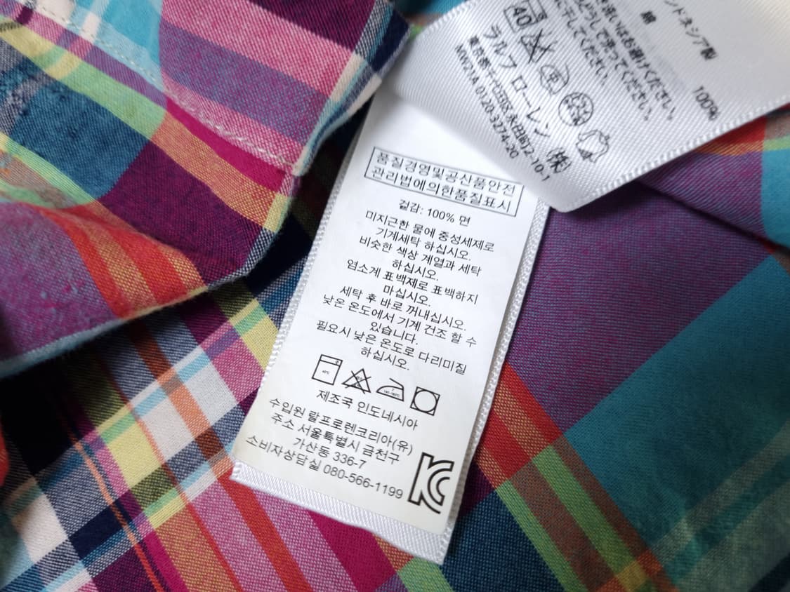 [무료배송][110]폴로 키즈 체크 반팔 셔츠 남방 상품이미지9