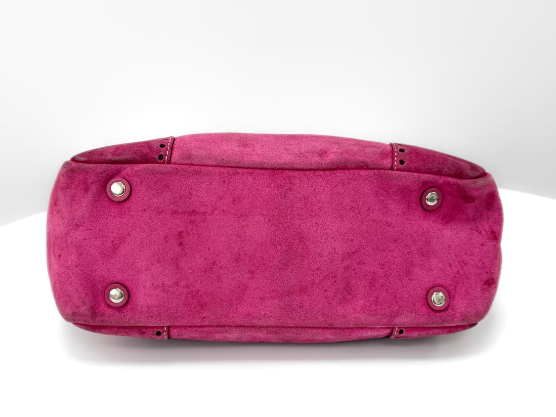 코치 펀칭 디테일 스웨이드 토트백 상품이미지7