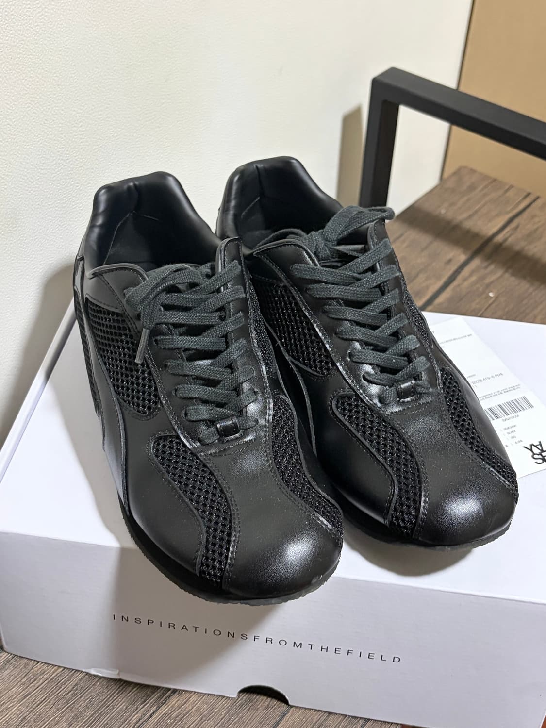 야세 스파이더 레더 스니커즈 255 상품이미지2