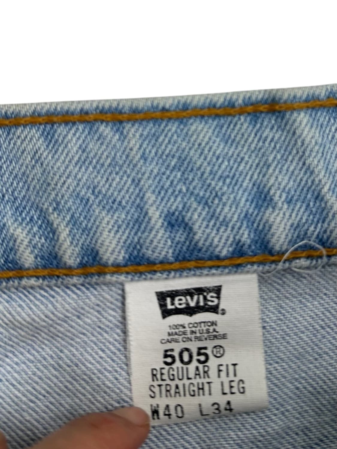 90s 리바이스 오렌지탭 505 (38) 상품이미지6