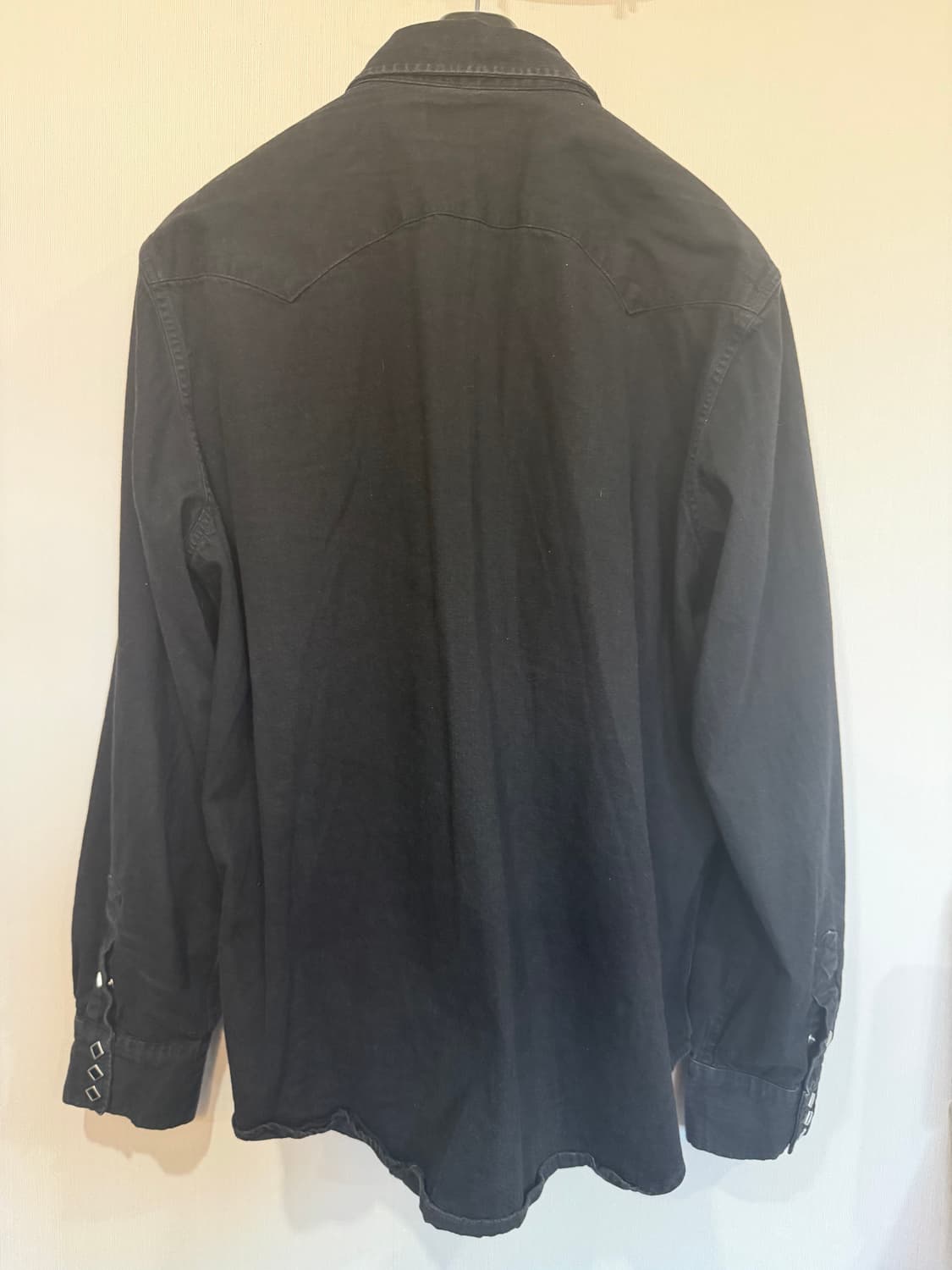 Rrl 웨스턴셔츠 블랙 상품이미지2