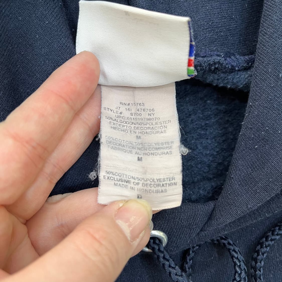 M 챔피온 긴팔 후드 티셔츠 0305M 상품이미지3