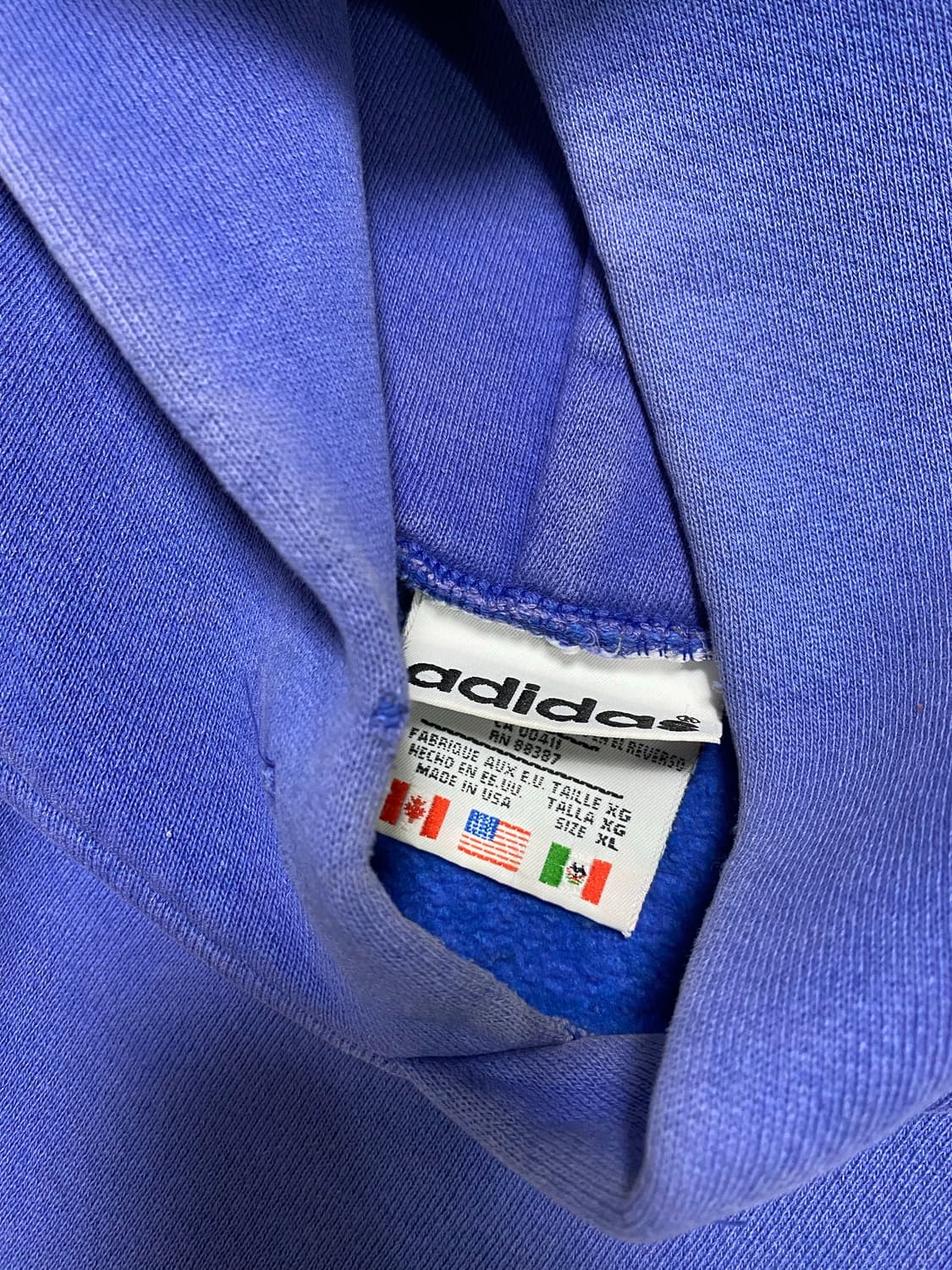 (Rare) 80s adidas trefoil hoodie 상품이미지7