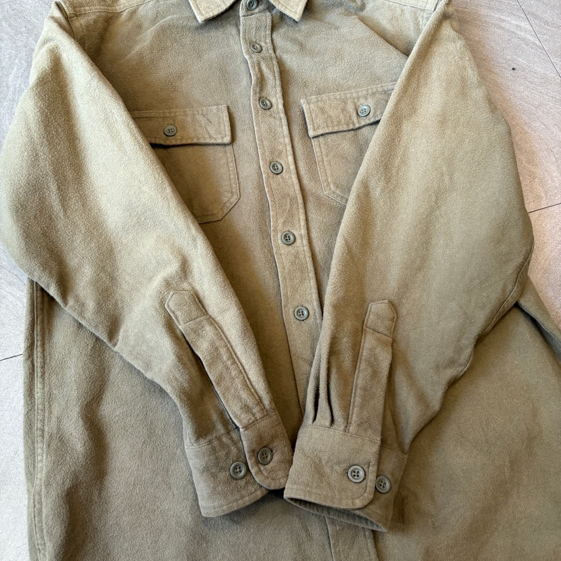 L.L.bean 정품 엘엘빈 카키 코듀로이 긴팔 셔츠 상품이미지8