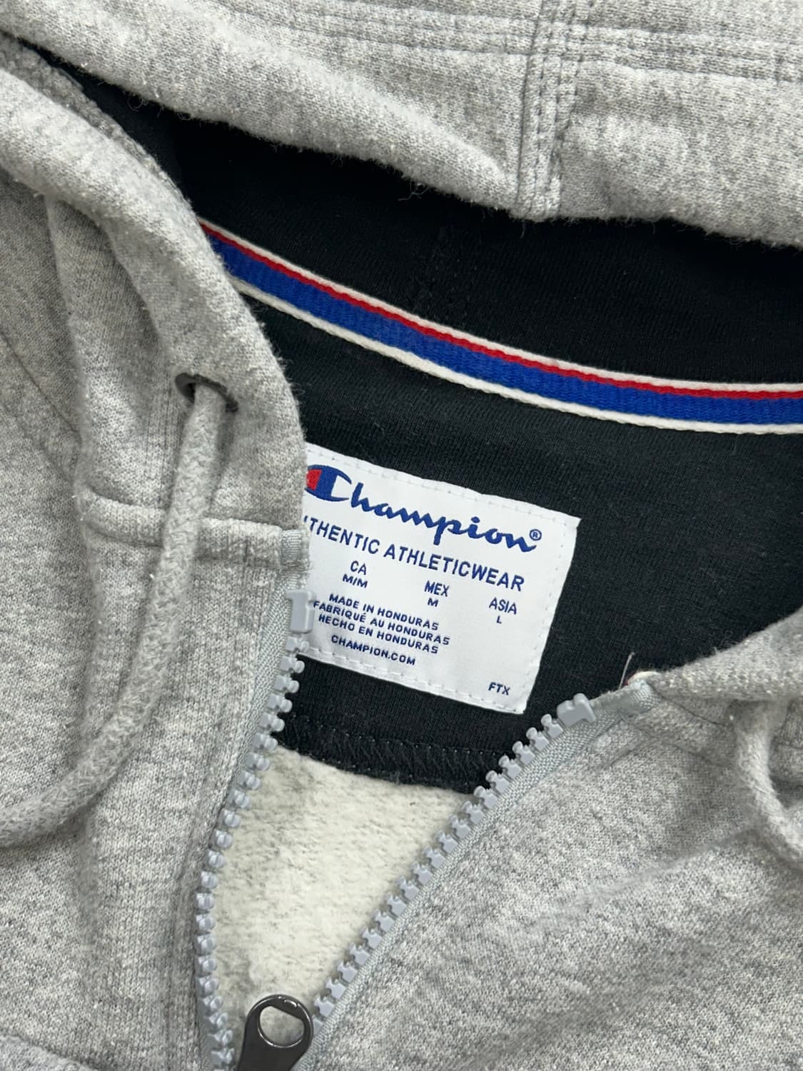 챔피온 그레이 후드집업 L 상품이미지5