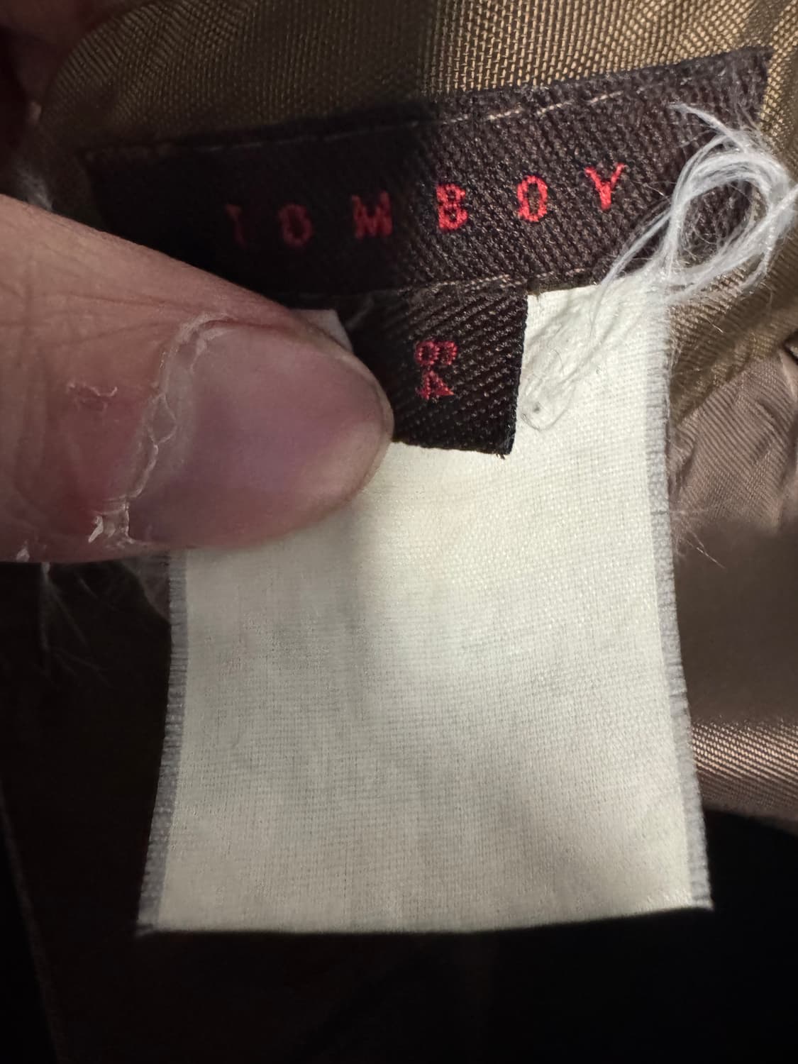 여성 톰보이 Tomboy 브라운 빈티지 스커트 치마 상품이미지3