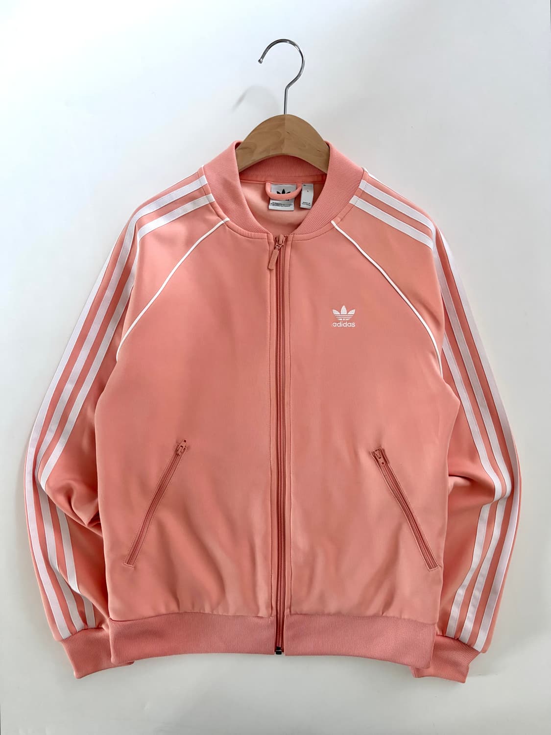 Adidas 아디다스 코랄핑크컬러 유넥 트랙탑 상품이미지4