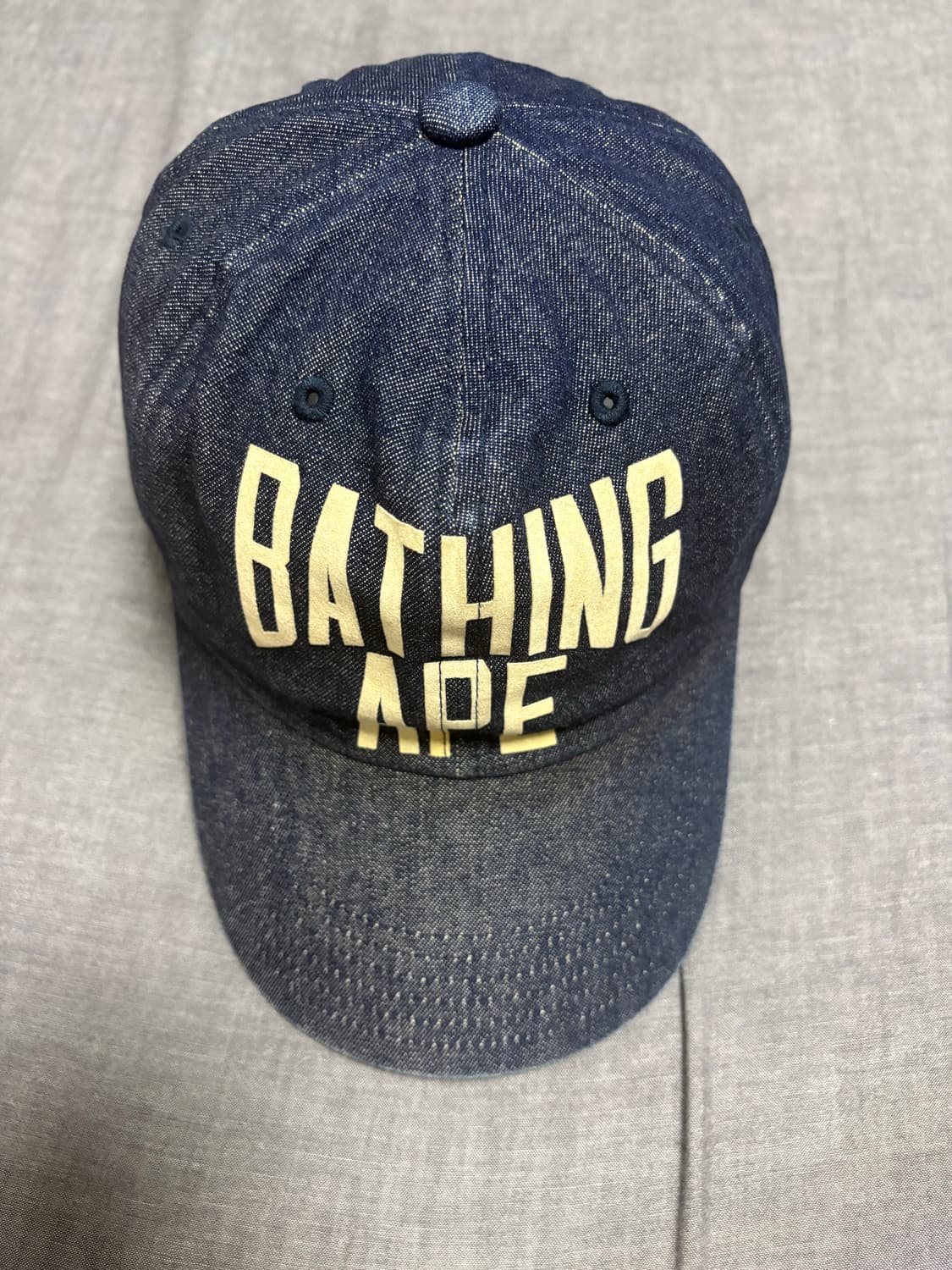 [F] 베이프 데님 캡 bape denim cap 상품이미지1