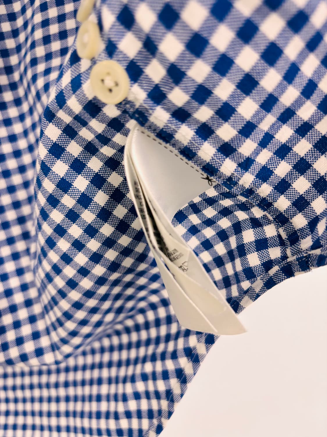 폴로 랄프로렌(Polo Ralph Lauren) 깅엄 체크 셔츠 블루 상품이미지4