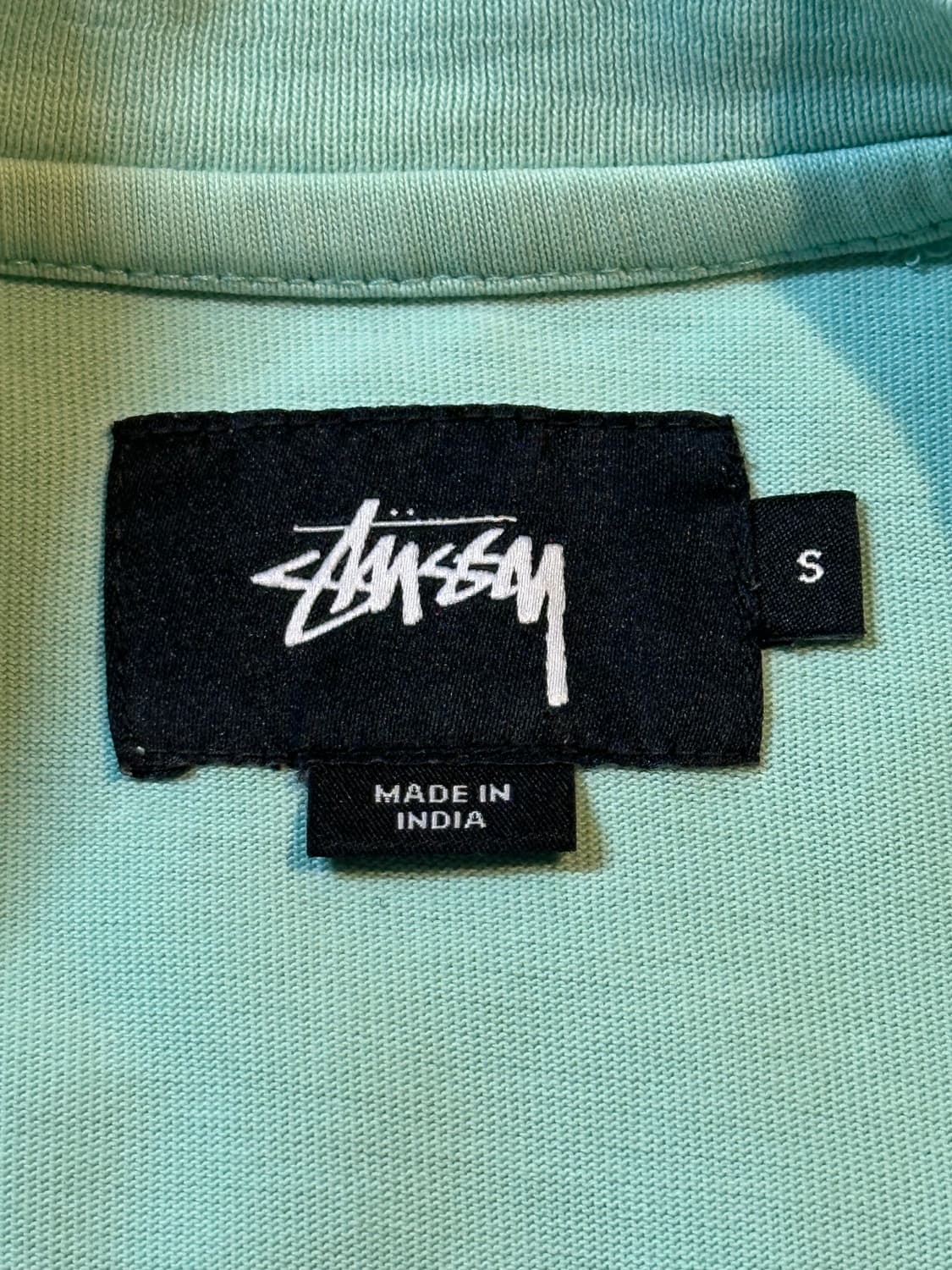 희귀) 스투시 STUSSY 백로고 반팔 티셔츠 민트 상품이미지7