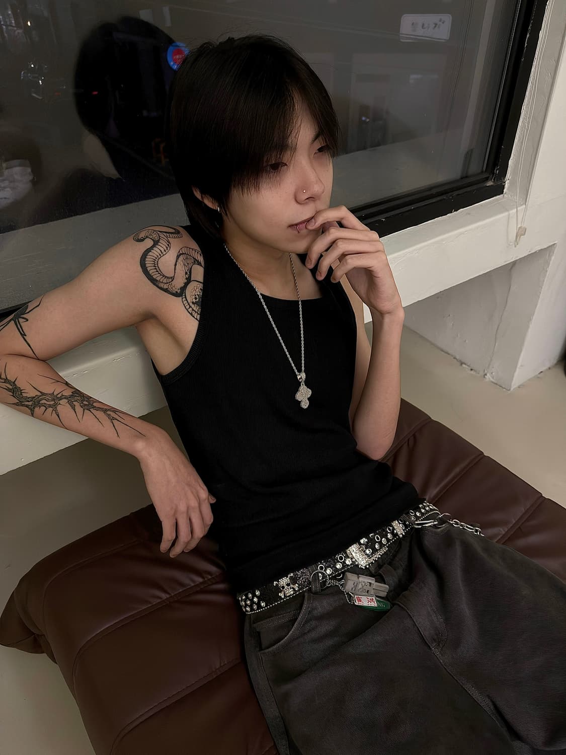 pcr053 Fat the cross necklace 상품이미지6