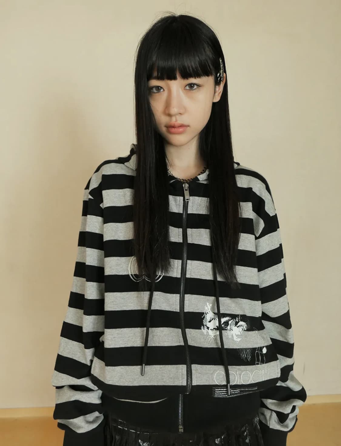 콜로신스 24 Teddygirl Hoodeed Zip-Up 상품이미지2