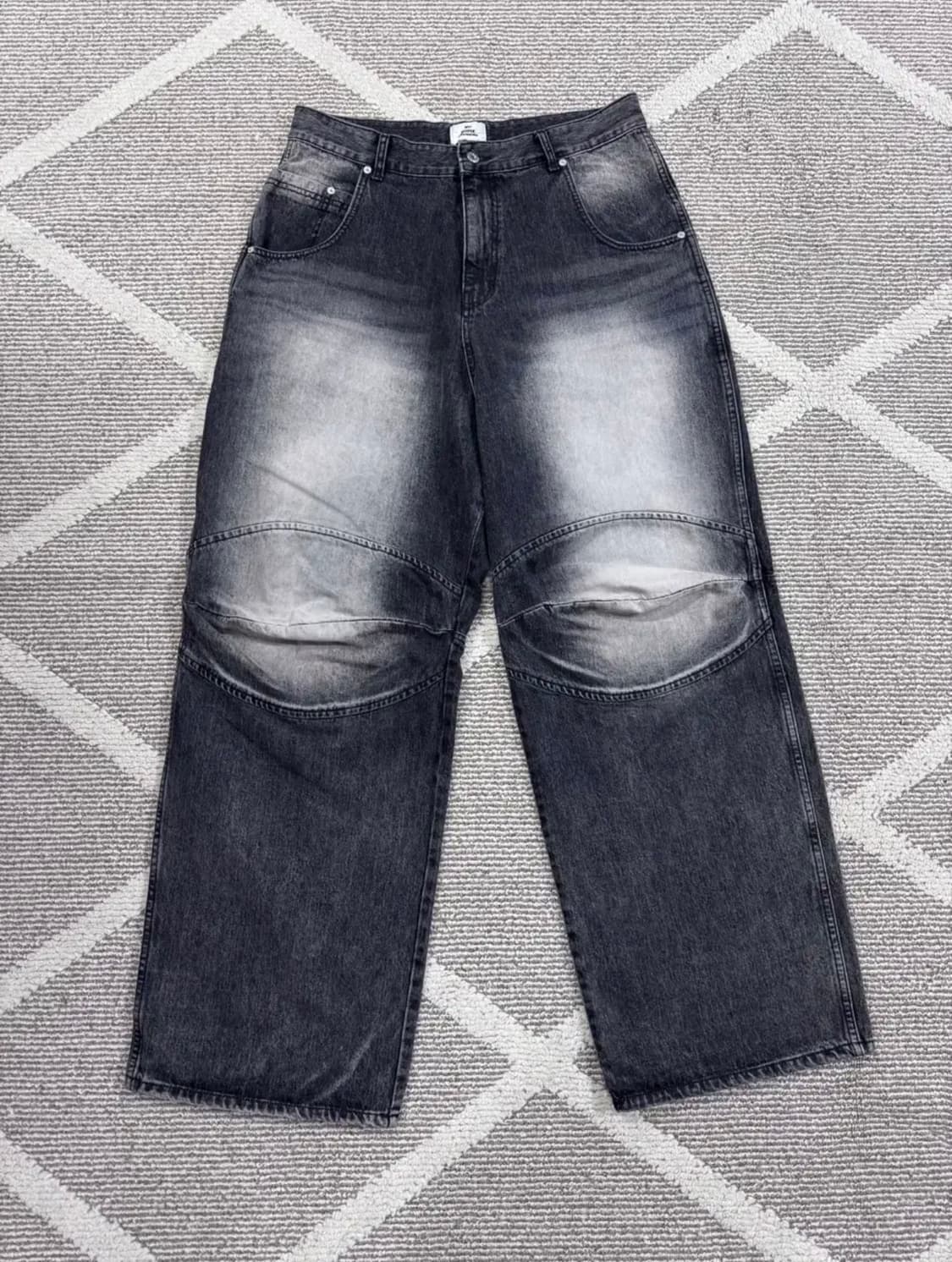 [M] MJD 엠제이디 3D KNEE DENIM BLACK 상품이미지6