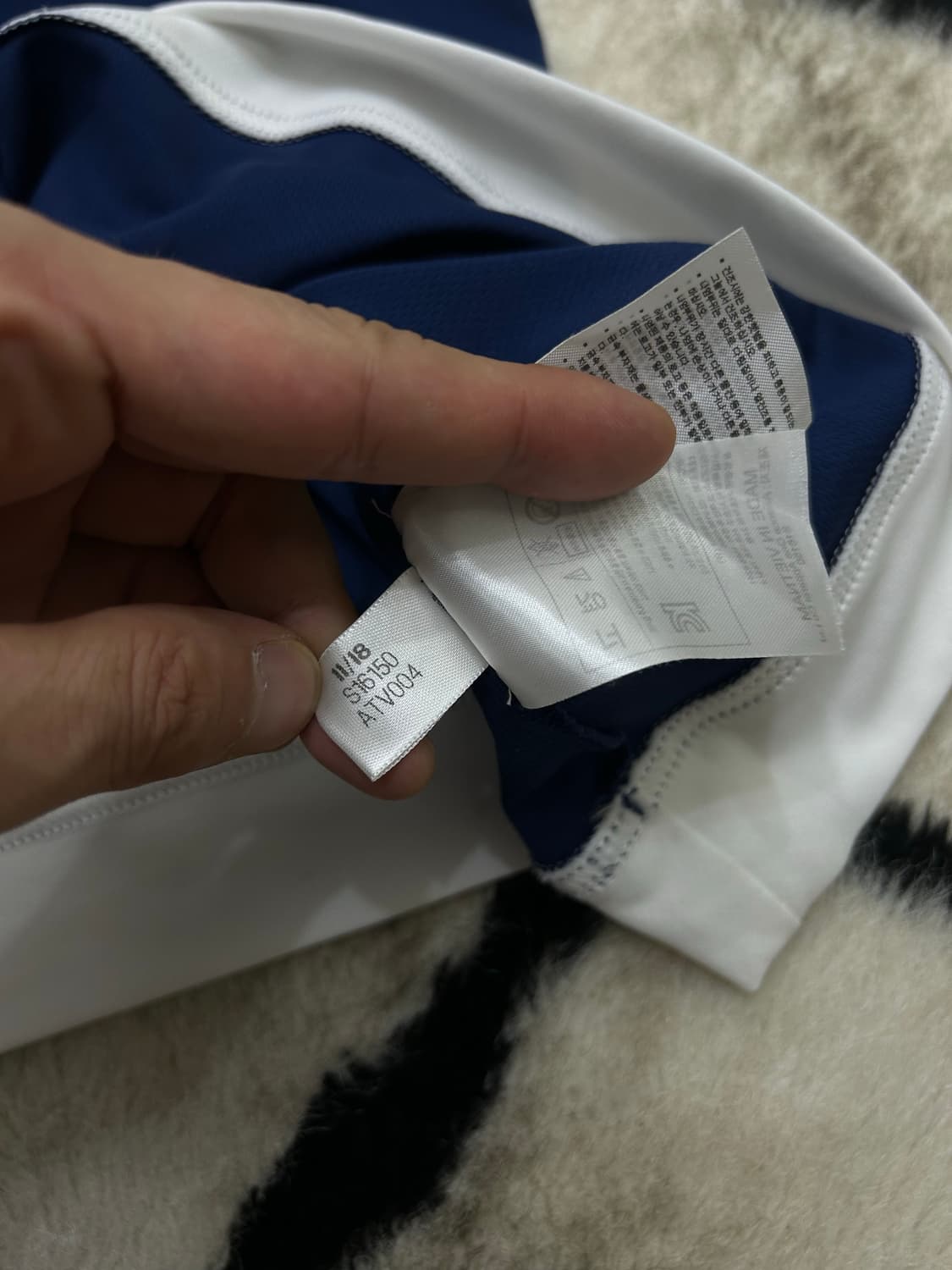 [XL]아디다스 레알마드리드 챔스 반팔 져지/네이비 상품이미지8