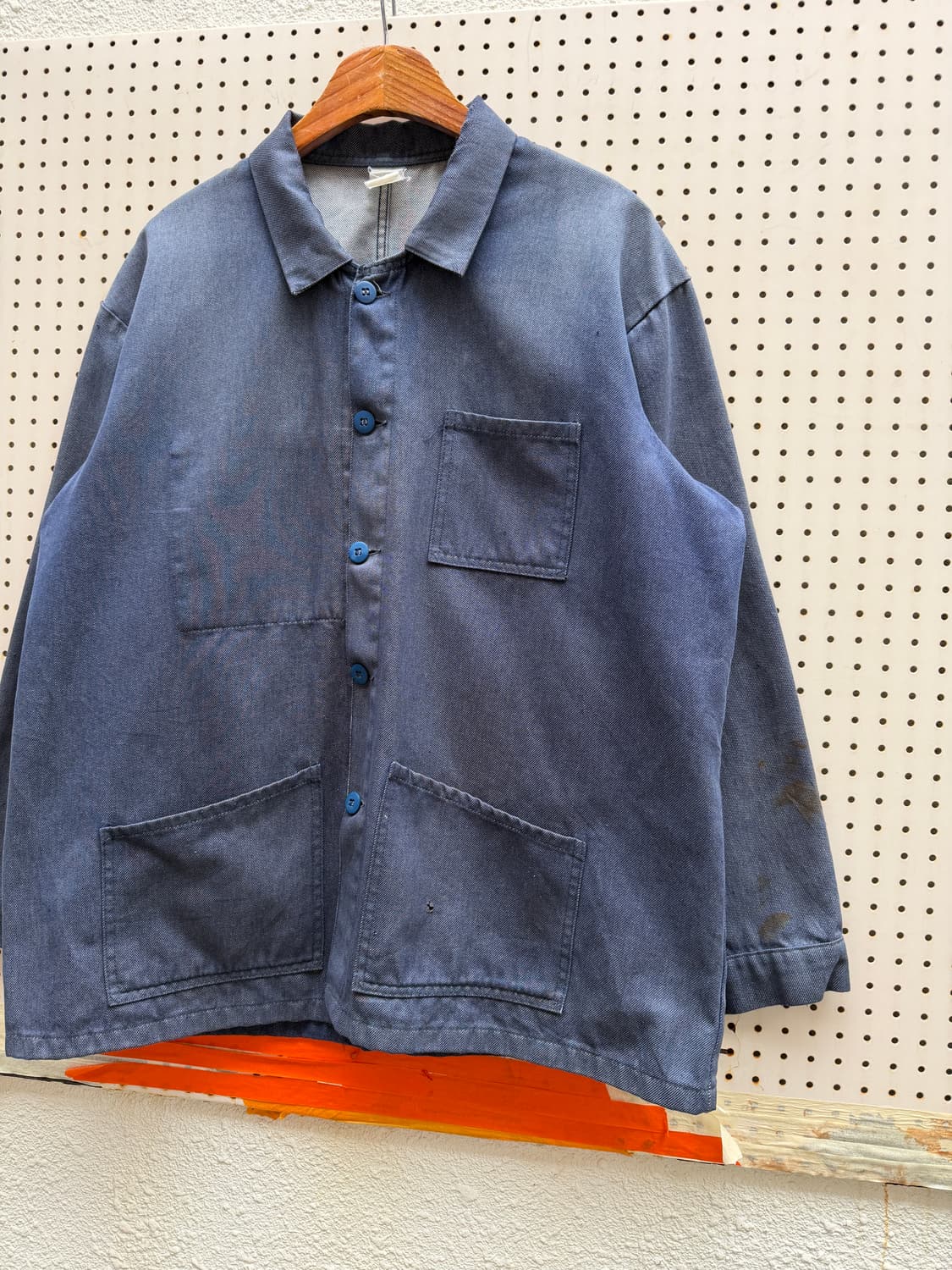 OLD VINTAGE DENIM FRENCH WORK 데님 프렌치워크자켓 상품이미지5