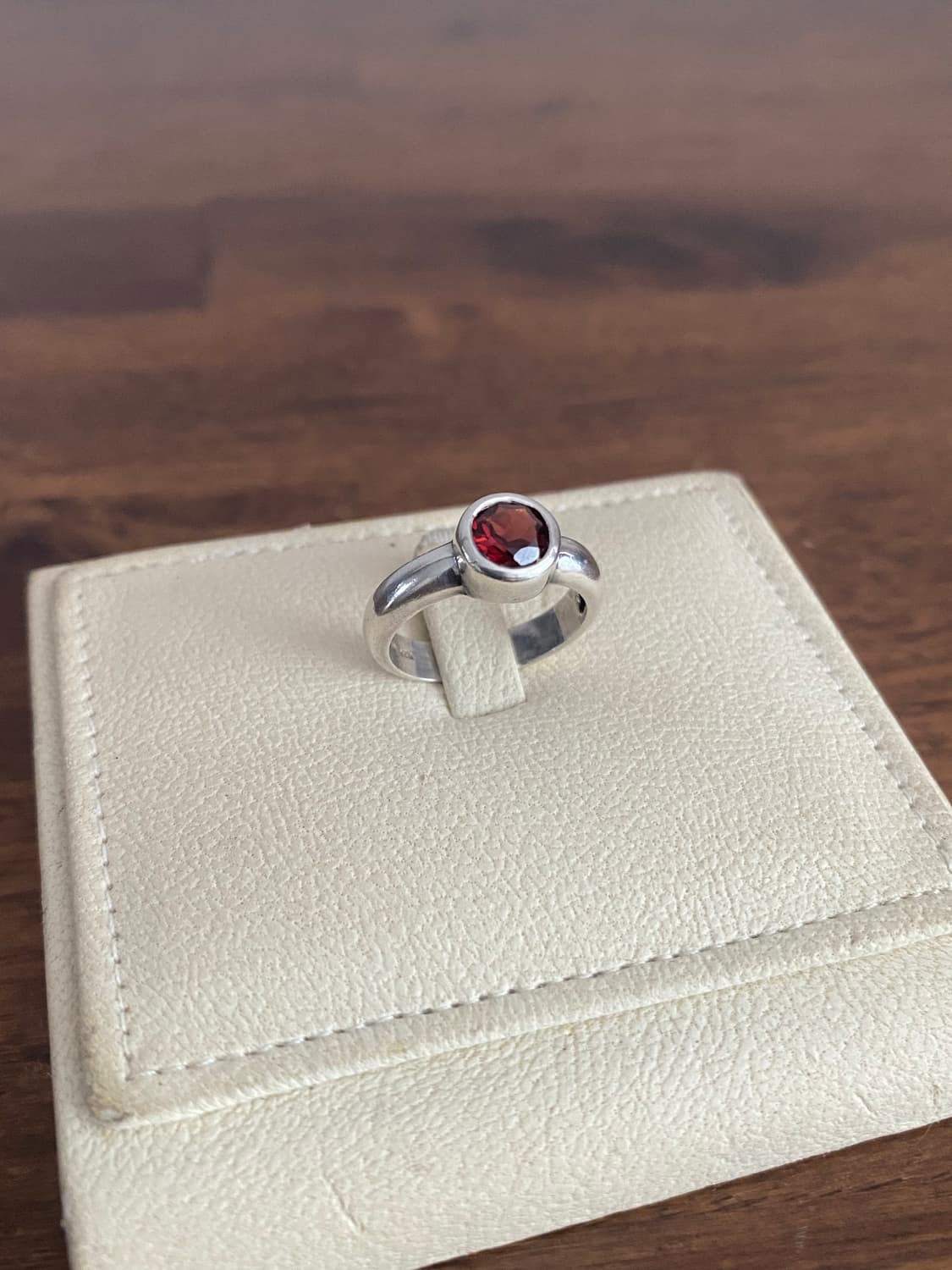 가넷 실버 반지(925 SILVER) 상품이미지6