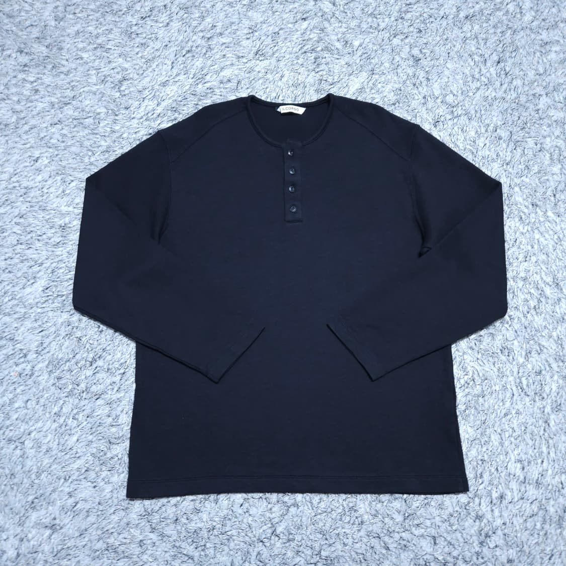 일꼬르소) XL 헨리넥 롱슬리브 긴팔티 / 왕눈이샵 상품이미지1