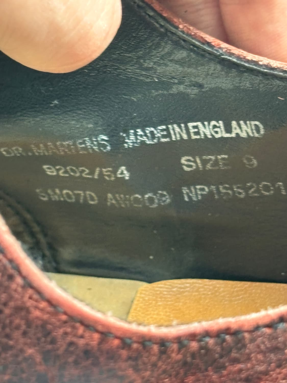 닥터마틴 Made in England 9202 버건디 UK9/280 상품이미지8