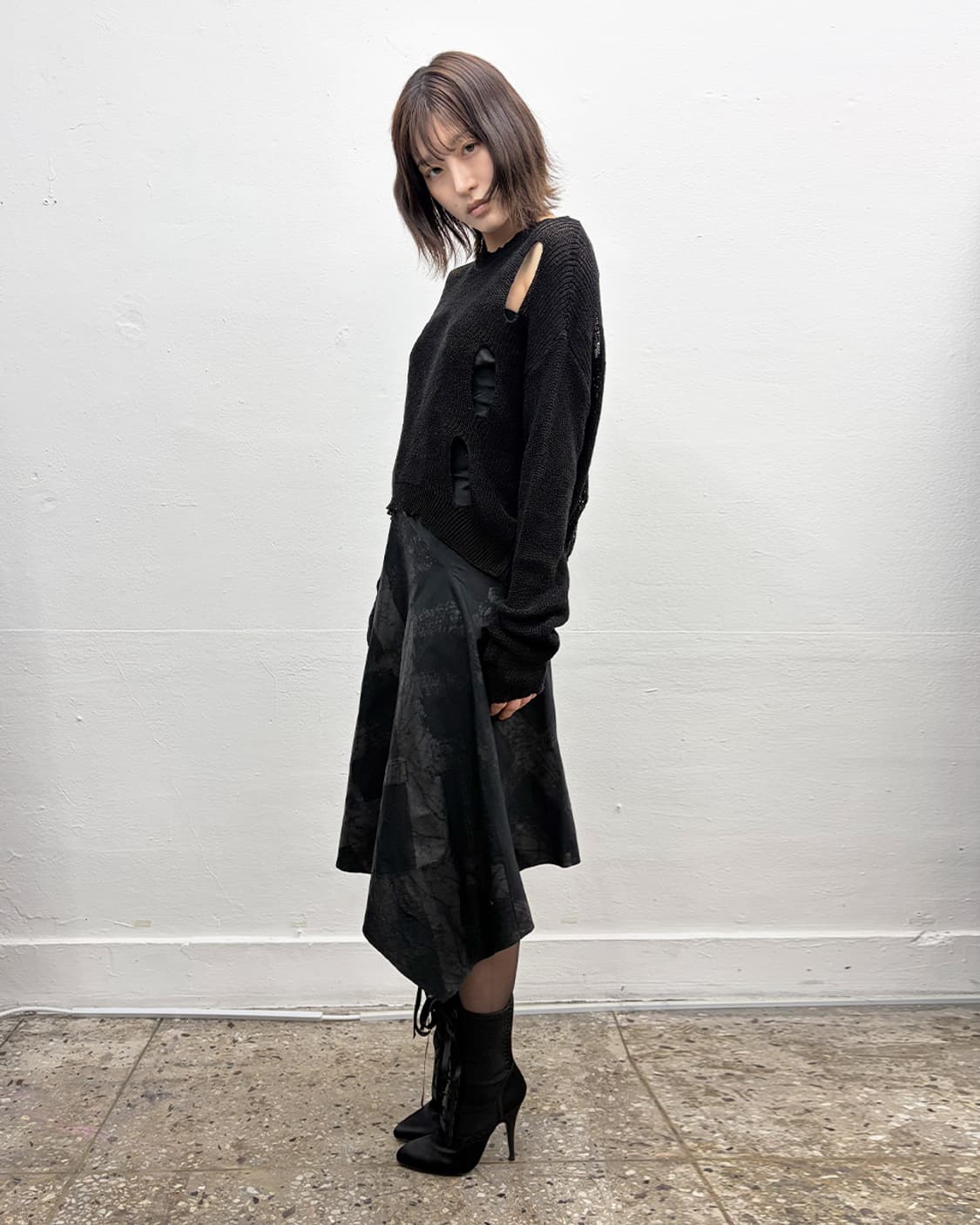 빈티지 컷아웃 니트 상품이미지5