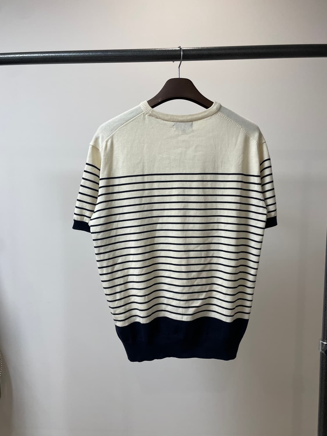 (XL) 부기홀리데이 마린 스트라이프 반팔 니트 상품이미지2