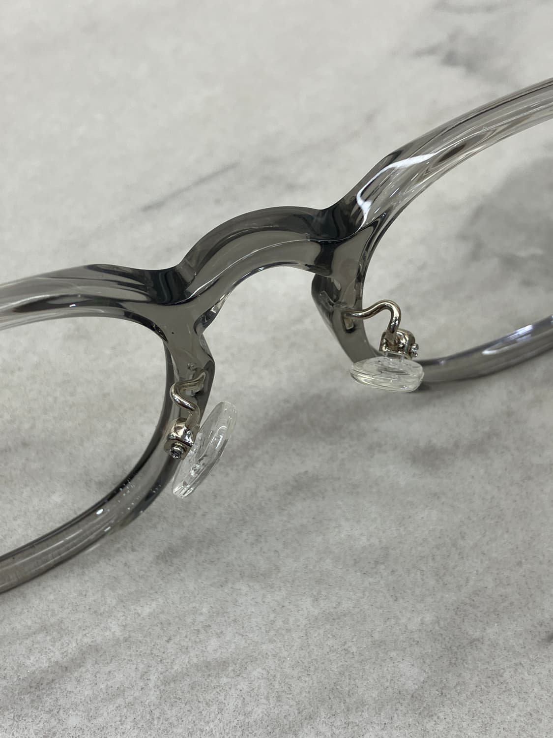 B79 KS 투명 그레이 웰링턴 뿔테 안경6832 상품이미지4