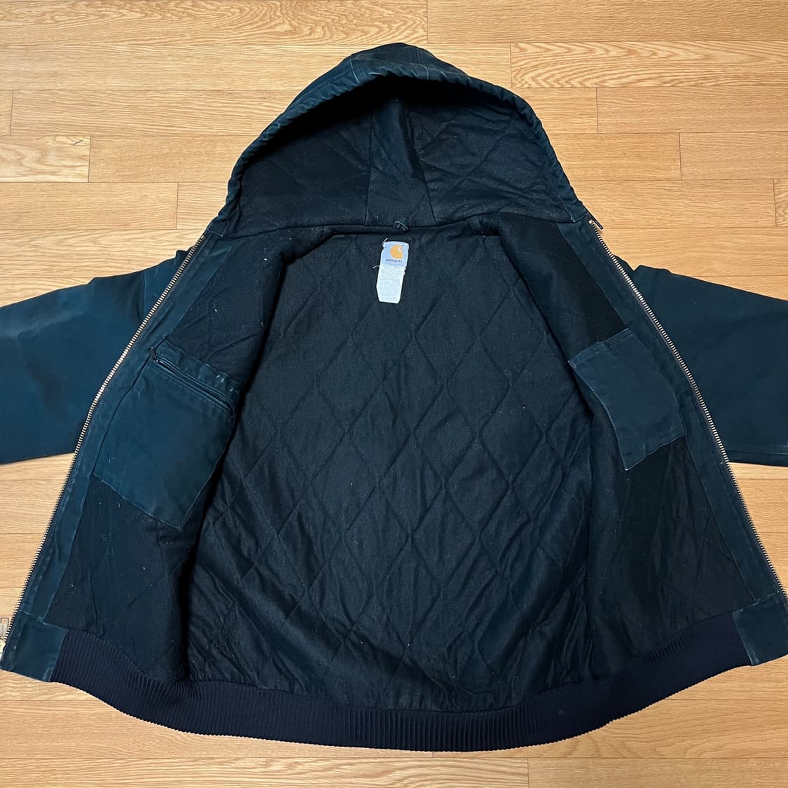 [L] 00s 빈티지 칼하트 J140 덕 액티브 자켓 BLK 상품이미지2