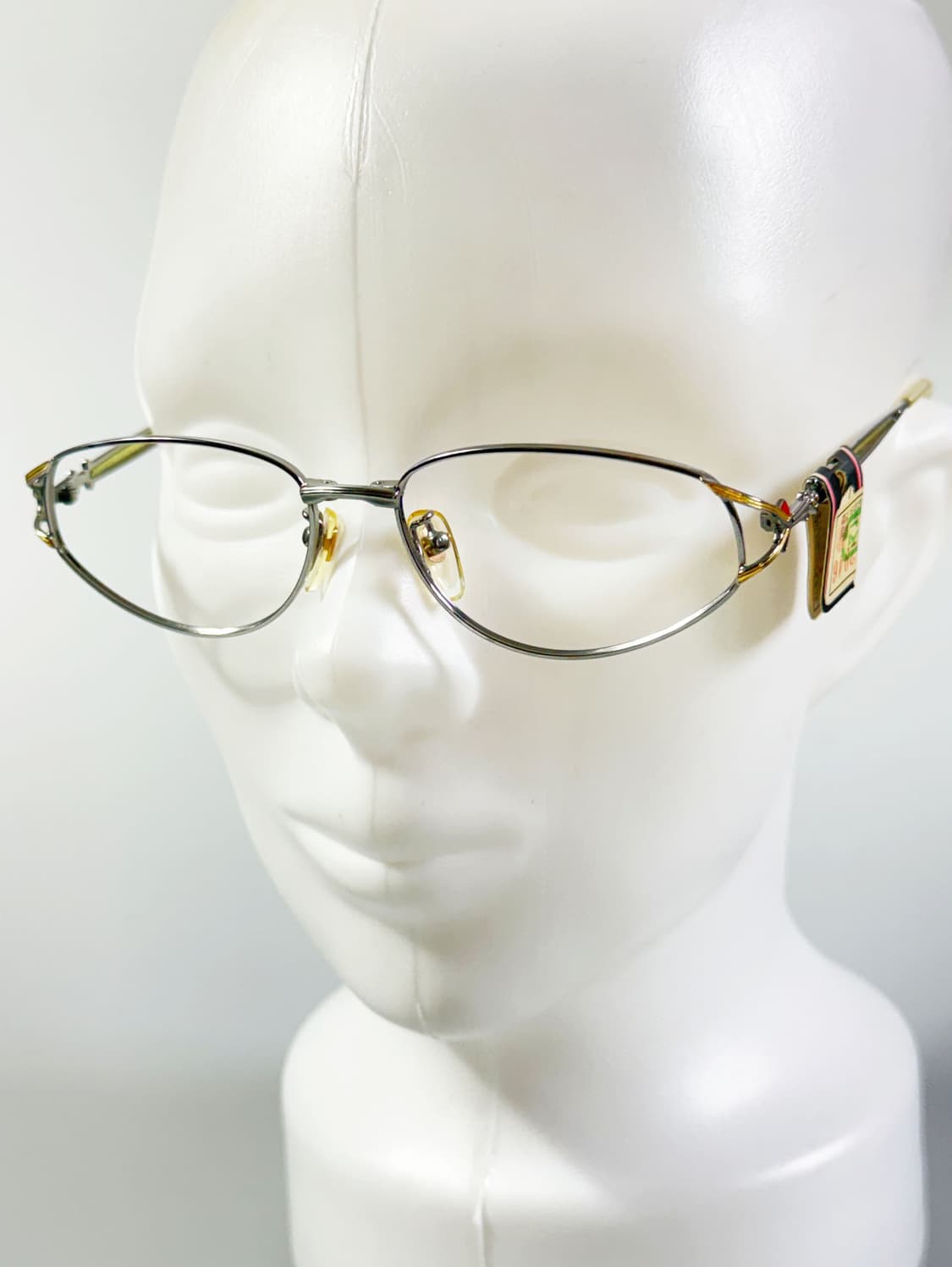 90s REDOX 슬림 오벌 메탈 프레임 빈티지 안경 상품이미지8