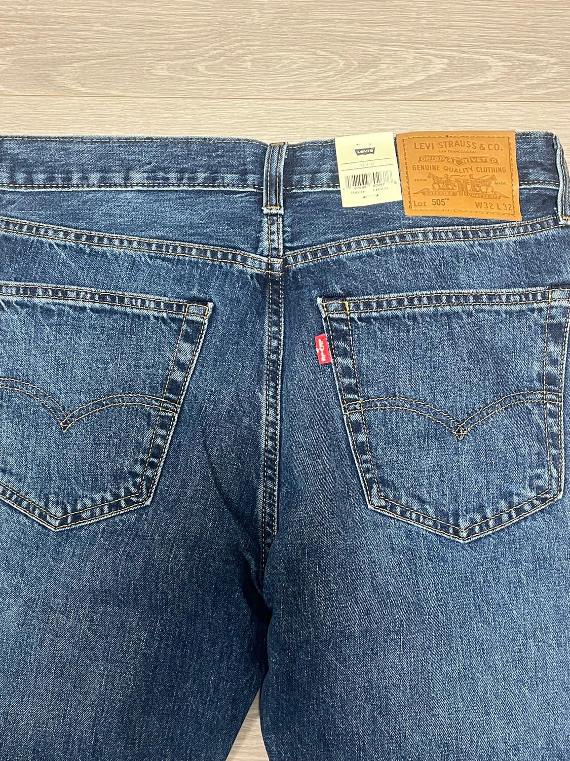 (새상품) 리바이스 505 셀비지 데님 프리미엄라인 청바지 상품이미지9